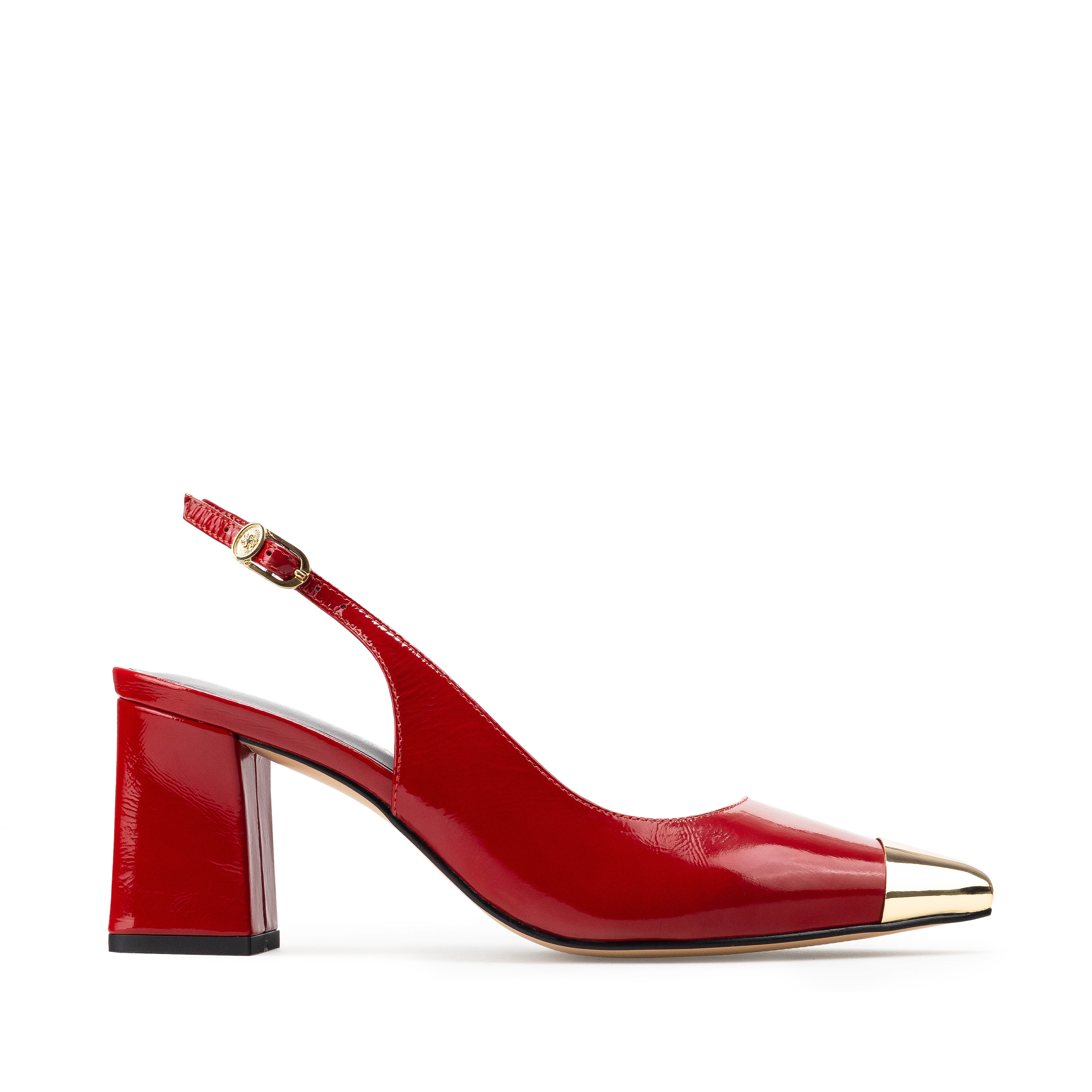 Zapatillas De Tacón Elegantes Para Mujer De Piel Davenia Mod. Adela